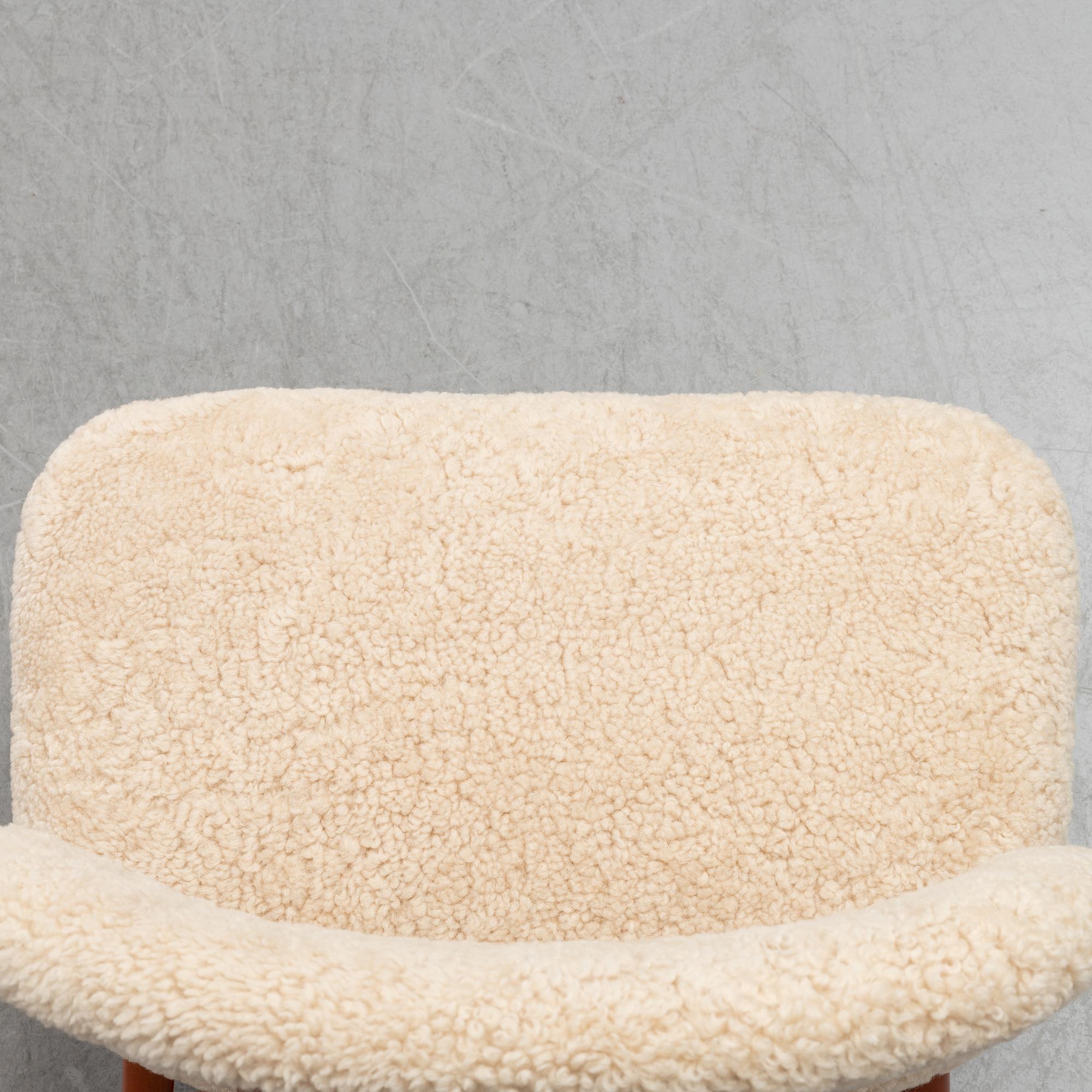A 1950's pair of 'TeVe' easy chairs by Alf Svensson.