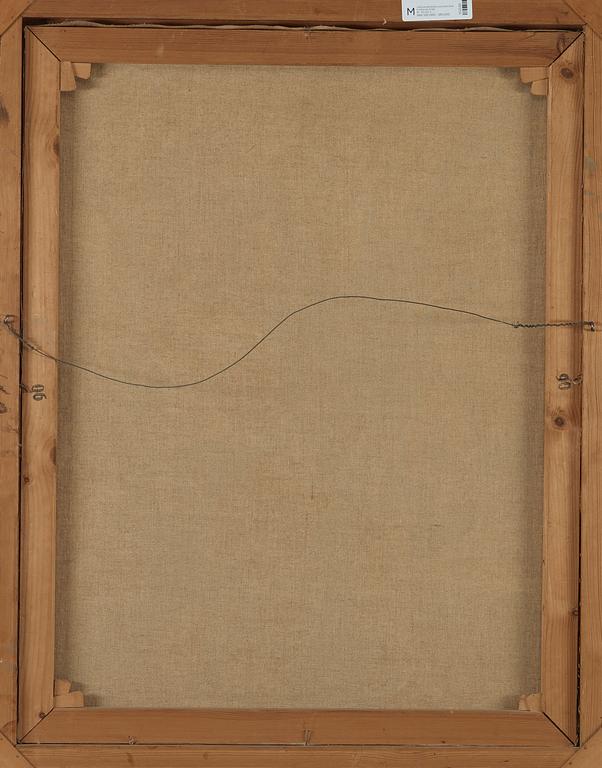 Isaac Grünewald, Still life with amaryllis and apples.