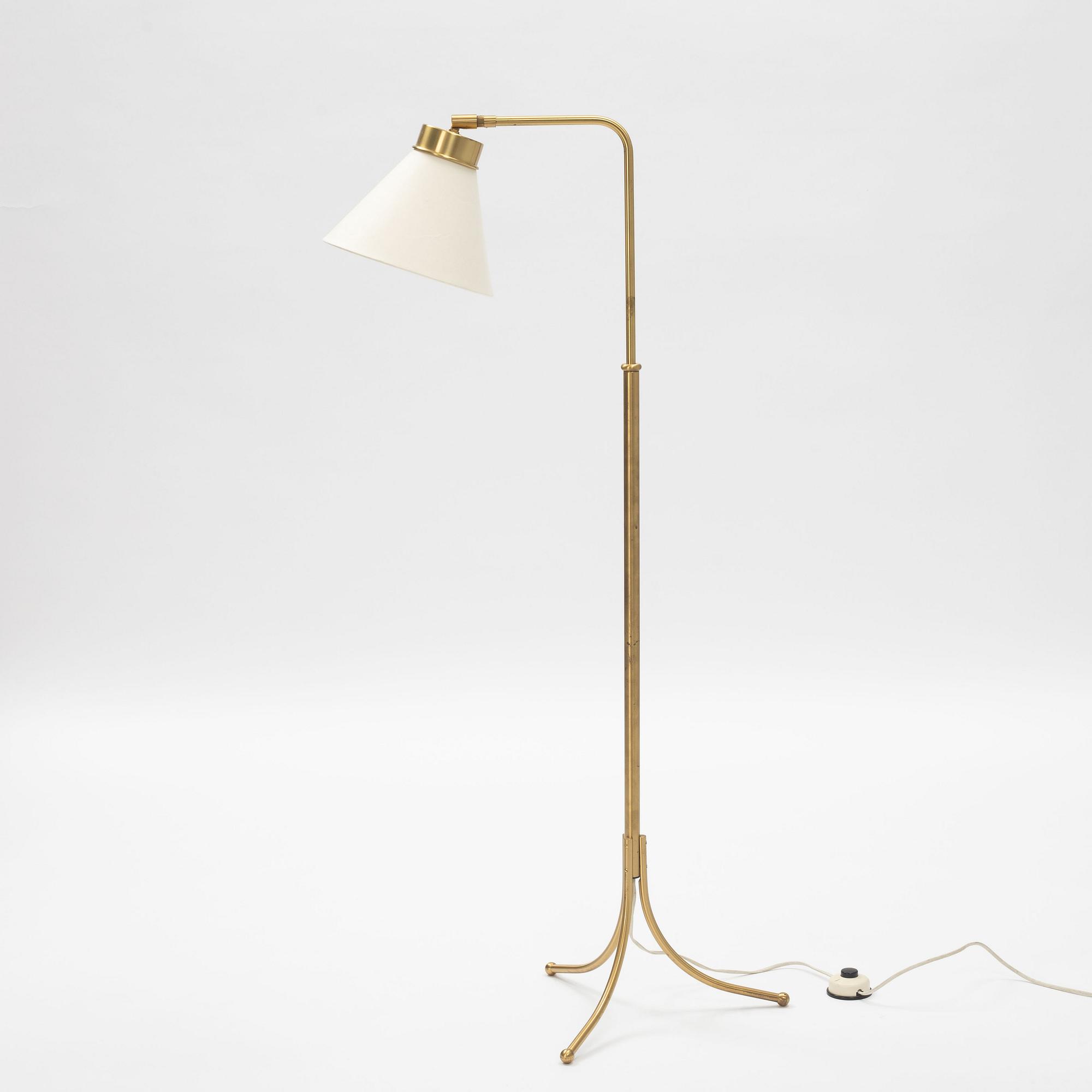Josef Frank, floor lamp, model "G 1842", Firma Svenskt Tenn, Stockholm.