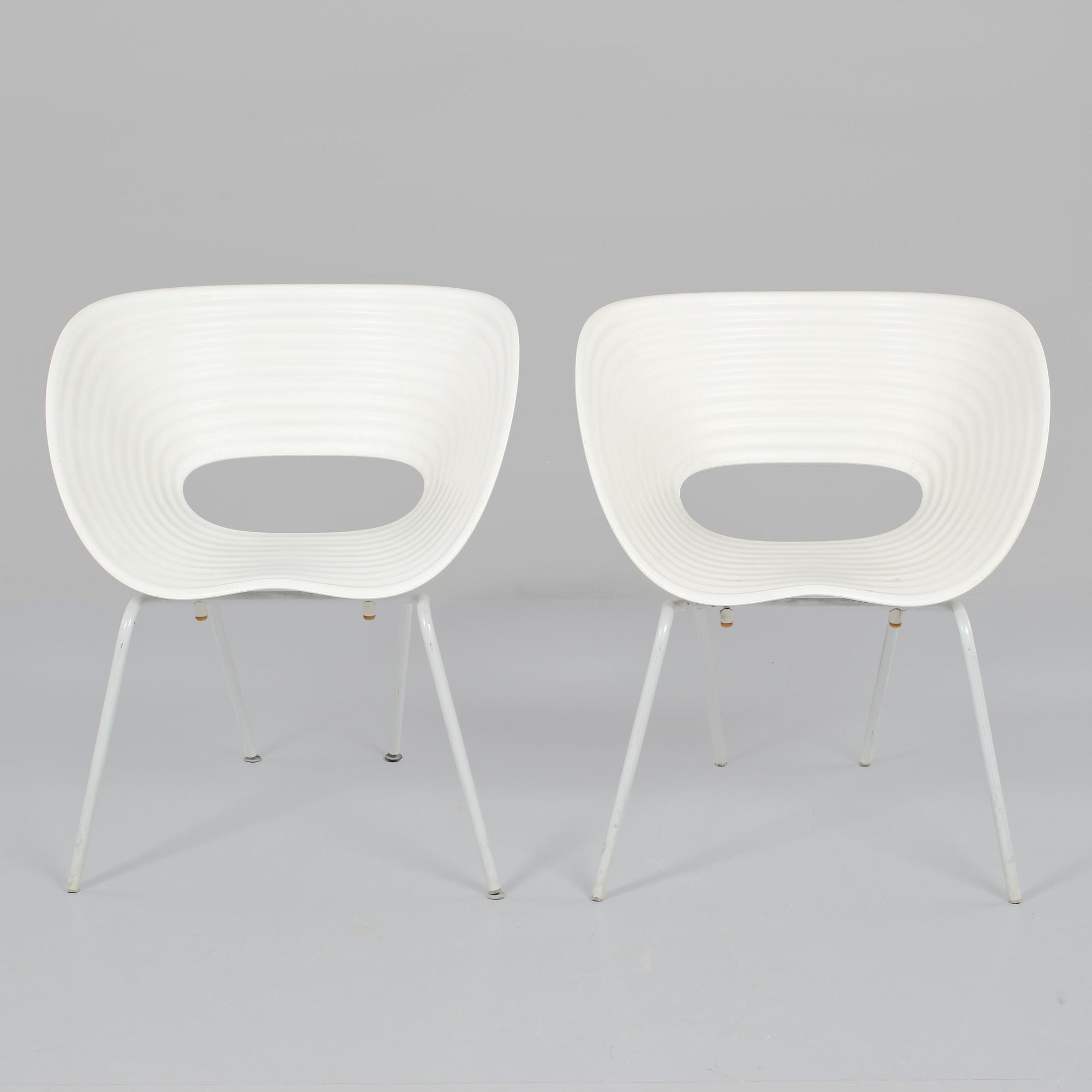 STOLAR, 2 st, "Tom Vac", formgivna av Ron Arad, Vitra, 1999.