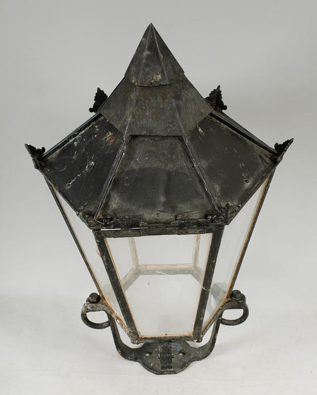 VÄGGLYKTA, plåt, 1800-tal.
