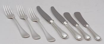 BESTICKSERVISDELAR, 11 st. Silver.
