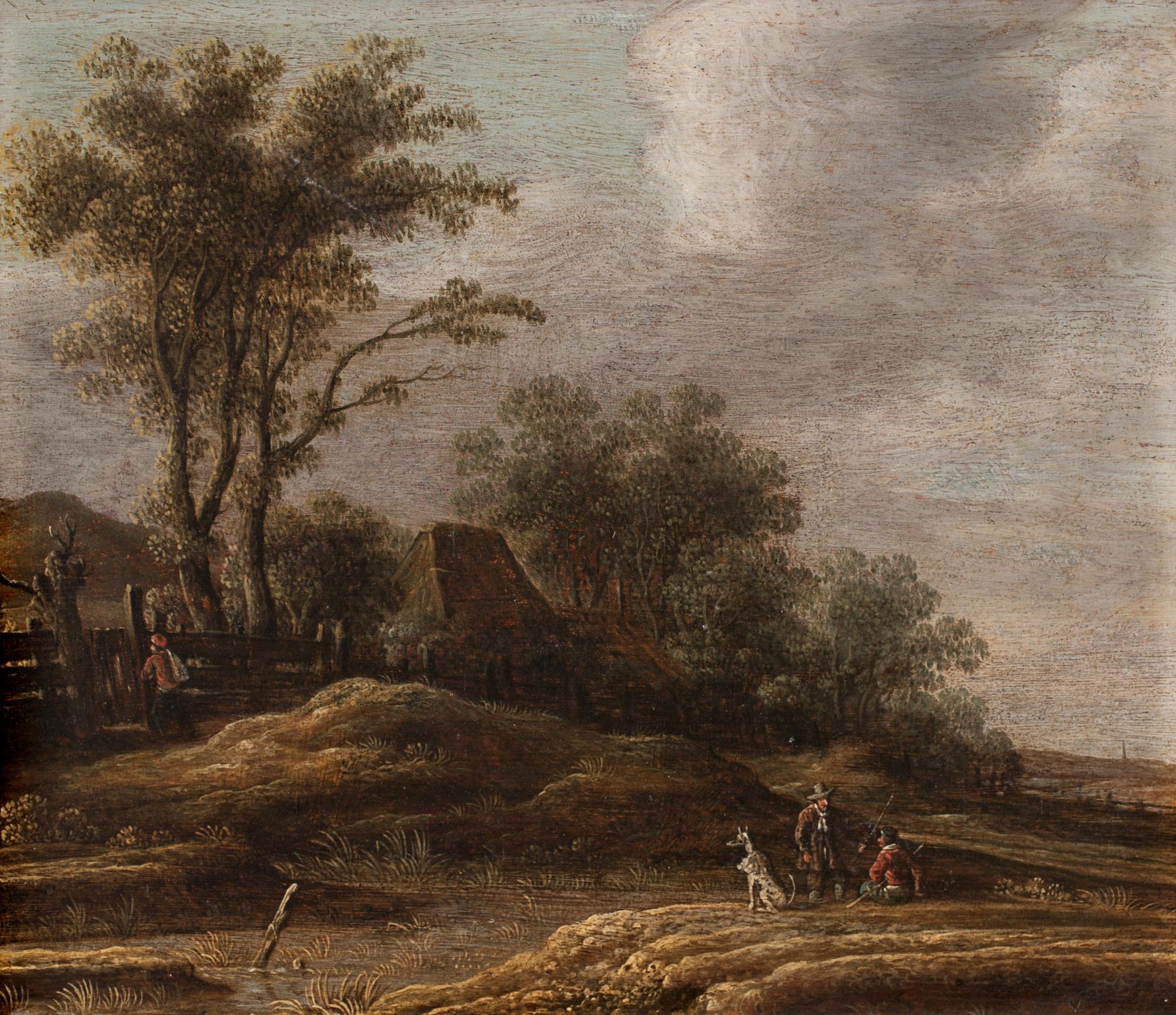 JAN JACOBSZ. VAN DER CROOS (HOLLAND), Olja på pannå.