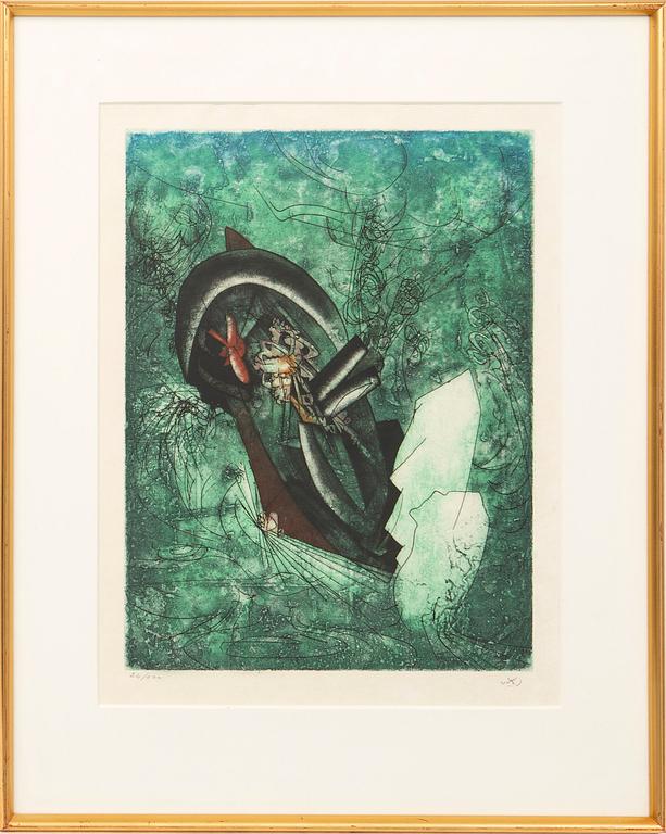 Roberto Matta, "L'Ergofrage" ur "Hom'mere", 1967.