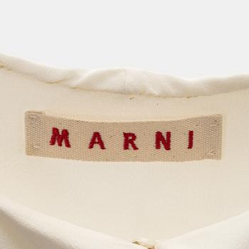 Marni, a white silk top, size 38.