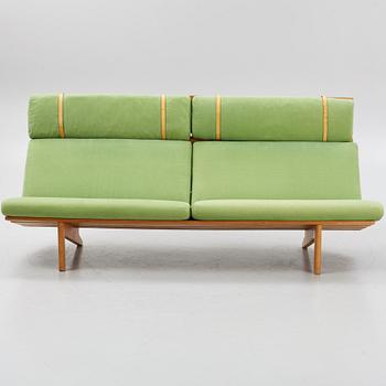 A sofa with a stool, Erik Jørgensen Møbelfabrik, Denmark.