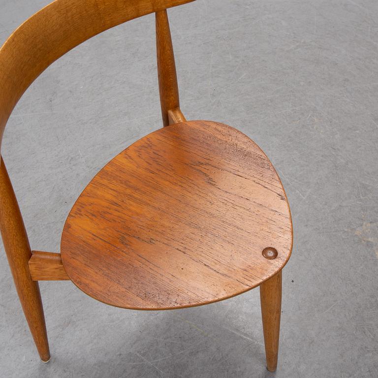 Hans J Wegner, a 'Hjertestolen' chair, Fritz Hansen, Denmark.