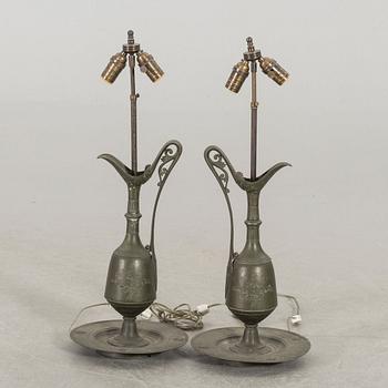 A PAIR OF TABLE LAMPS FROM THE FIRST HALF OF 20TH CENTURY.