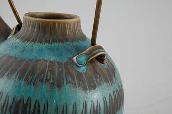 STIG LINDBERG, tekanna, stengods, 1950/60-tal.