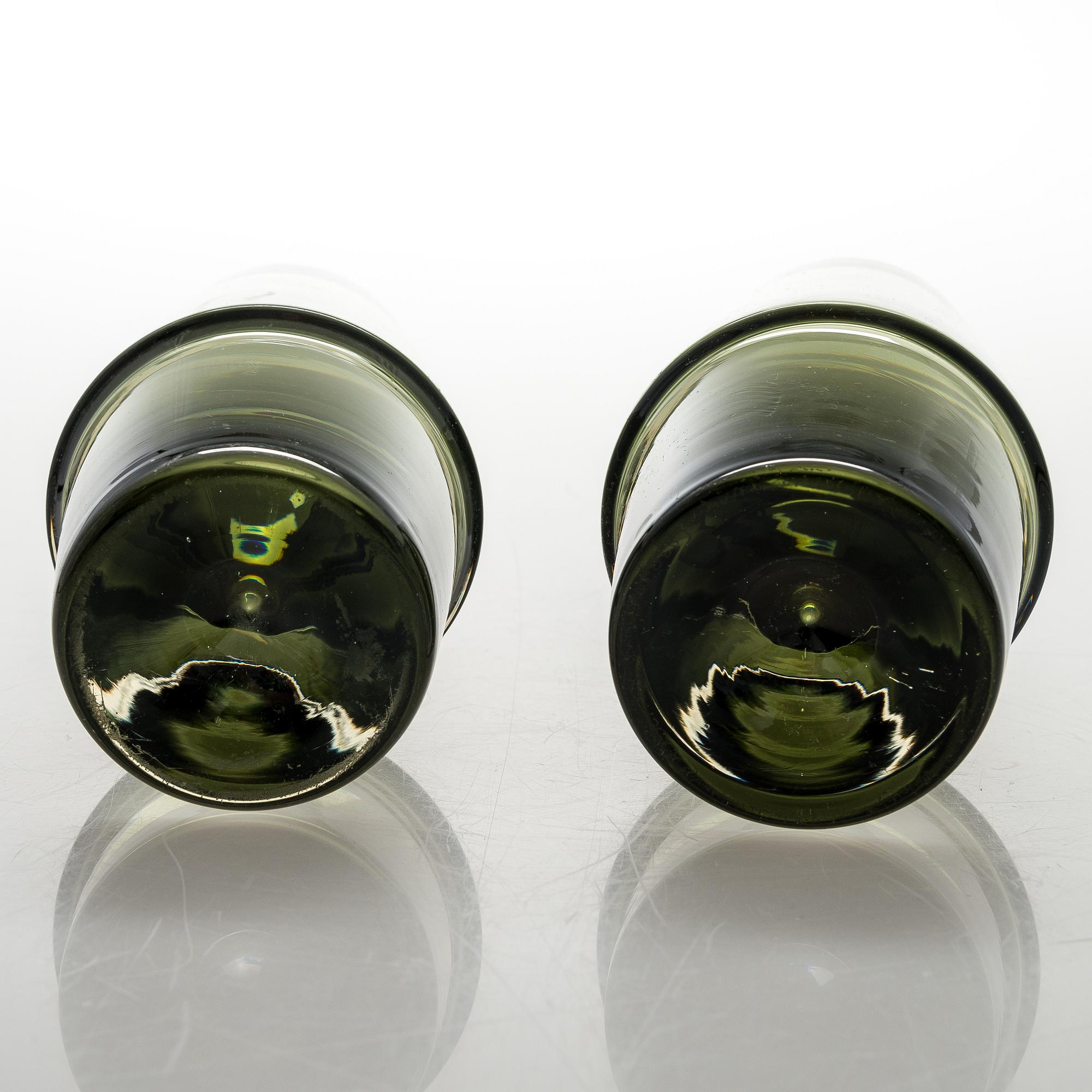 ERKKI VESANTO, VASER, 4 st, glas. Signerade.