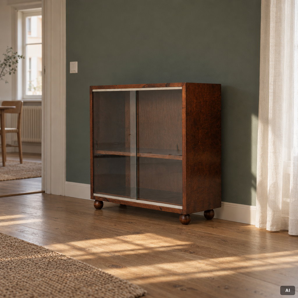 Bookcase, 1930s/40s.