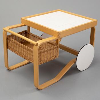 Alvar Aalto, a birch drinks trolley model 900, Artek, Finland.