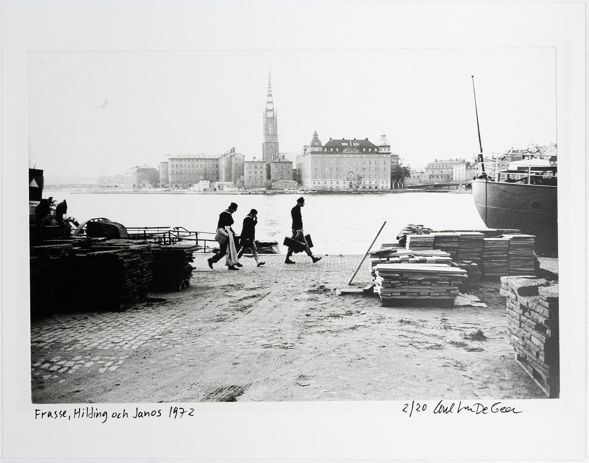 Carl Johan De Geer, "Frasse, Hilding och Janos 1972".