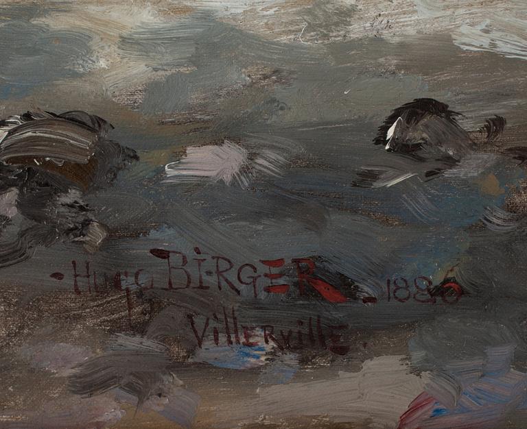Hugo Birger, "Badbrygga vid stranden av Engelska kanalen".