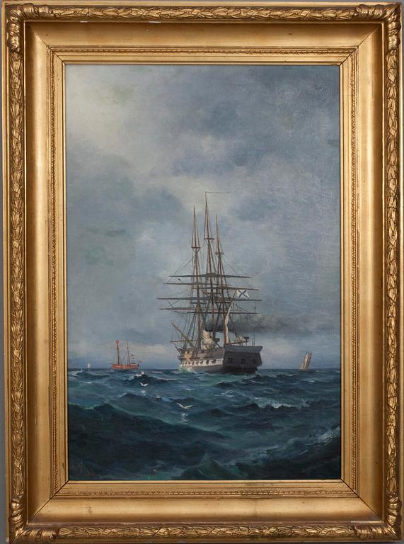 LUDWIG RICHARDE, Oil on canvas, signed and dated -83.