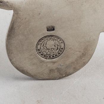 SISSI WESTERBERG, "Flow" ljusstakar, ett par, tenn, Firma Svenskt Tenn, 2011.