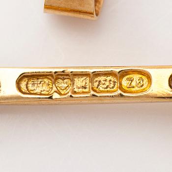 Björn Weckström, korvakorut, "Thai", 18K kultaa, 8/8-hiottuja timantteja. Lapponia 2001.