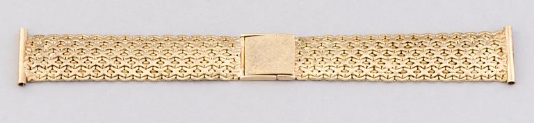 GULDLÄNK för ARMBANDSUR, 20 mm, 14K guld. Helsingfors 1969.