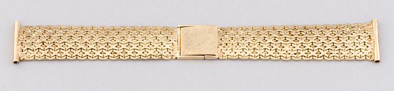 A WRISTWATCH GOLD BRACELET, 20 mm, 14K gold. Helsinki 1969.