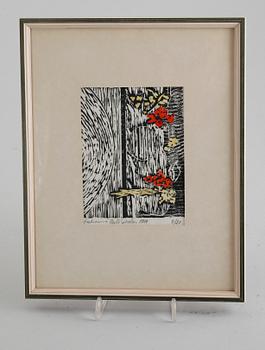 FRITZ GRAHN, 10 st, träsnitt, sign och daterade.