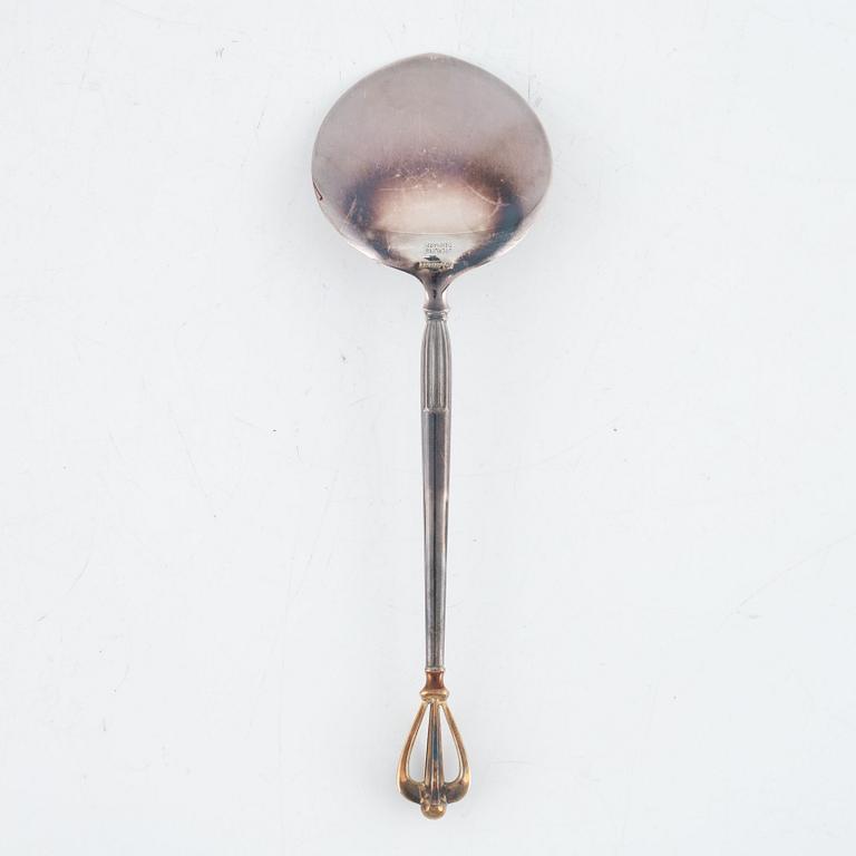 W&S Sørensen, 14 delar, "Krone", sterlingsilver, Danmark.