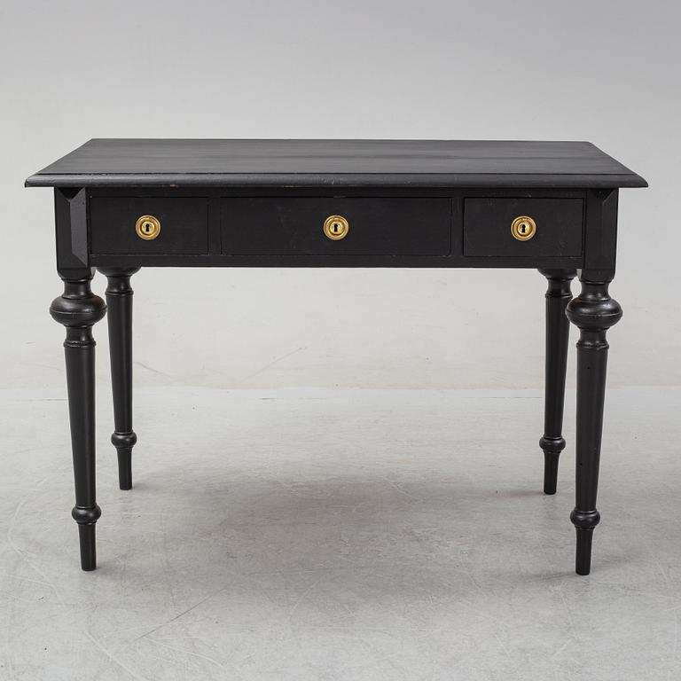 A painted desk, late 19th Century.