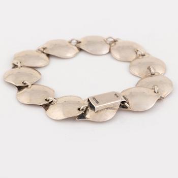 Silver bracelet, GK Kaplan.