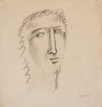 793. André Derain, Porträtt av en man.