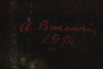 ATTILIO BACCANI, tillskriven, olja på duk.