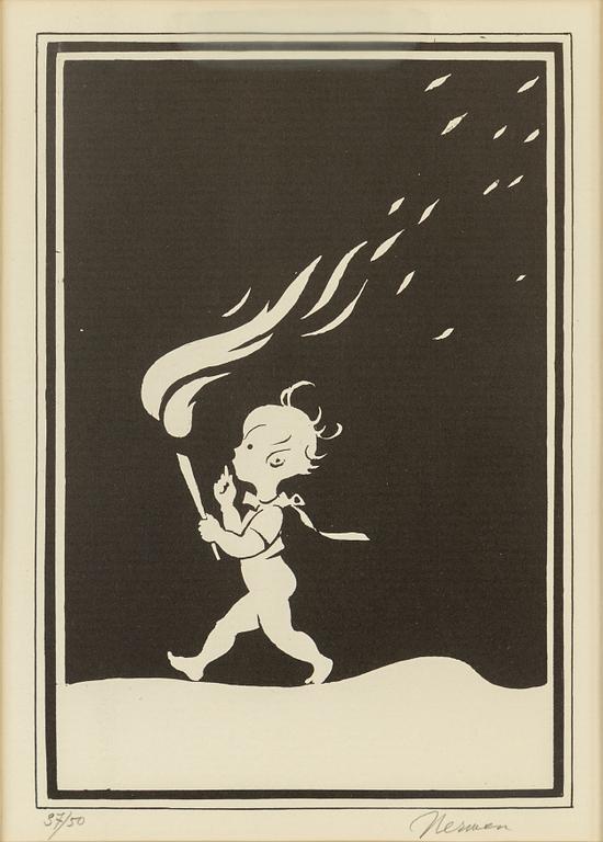 EINAR NERMAN, litografi, signerad och numrerad 37/50.