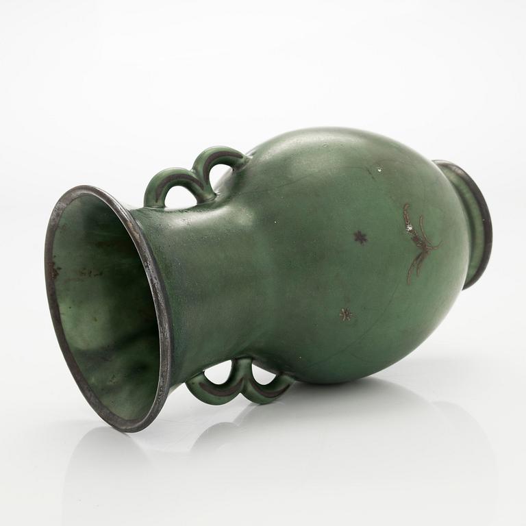 Liisa Hallamaa (Larsen), maljakko, keramiikka, signeerattu LL Arabia.