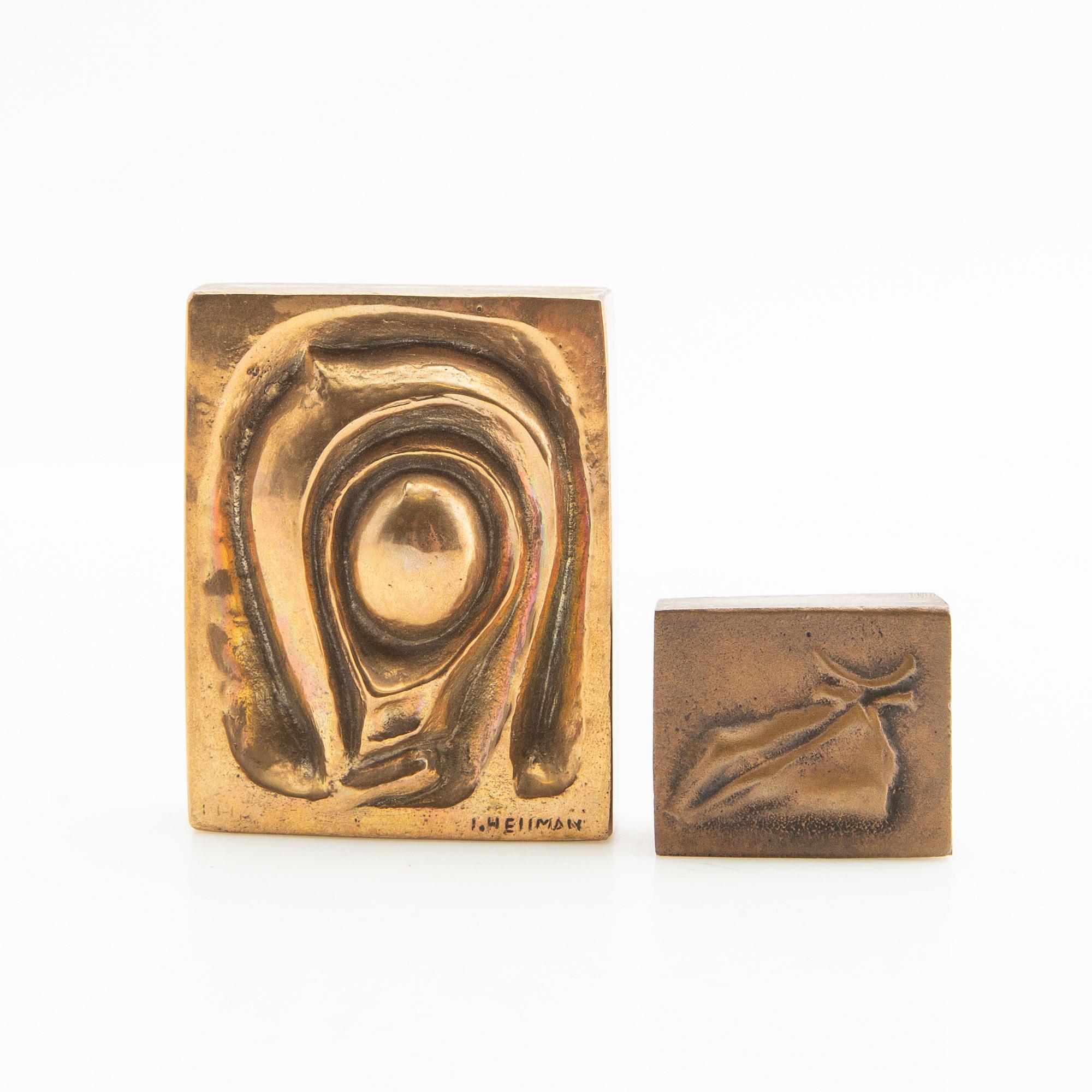 Inga Hellman, objects, 2 pcs.