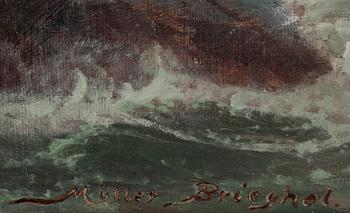 WILHELM MÜLLER-BRIEGHEL, olja på duk, signerad.