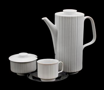 MAT- OCH KAFFESERVIS, 110 del, porslin, "Variation", Tapio Wirkkala, Rosenthal, Tyskland 1962-1965.
