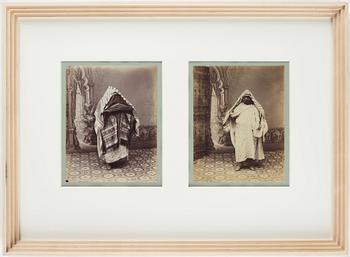 Unknown artist, two photographs framed together.
