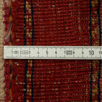 AN ANTIQUE BIDJAR CARPET, CA 374 X 224 CM.