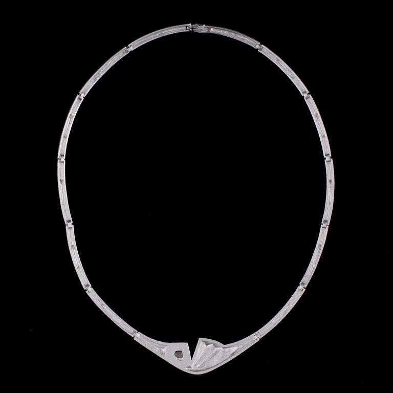 HALSSMYCKE, Nautilus, sterlingsilver, pärlemor, Zoltan Popovits Lapponia 2009.