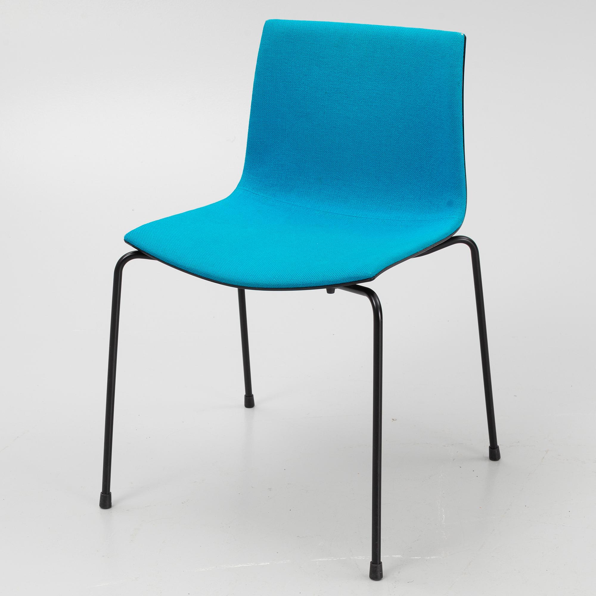 Lievore Altherr Molina, a set of seven 'Catifa' chairs, Arper, Italy.