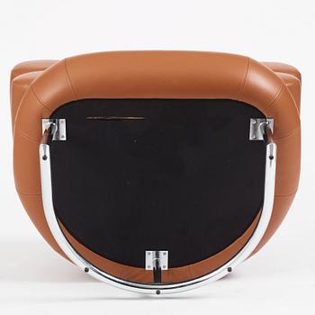 Eileen Gray, a "Bibendum" armchair, ClassiCon, Germany, post 1990.