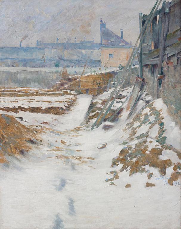 Carl Olson, Paris outskirts.