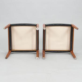 A set of four mid 20th century chairs. Glostrup Möbelfabrik, Denmark.