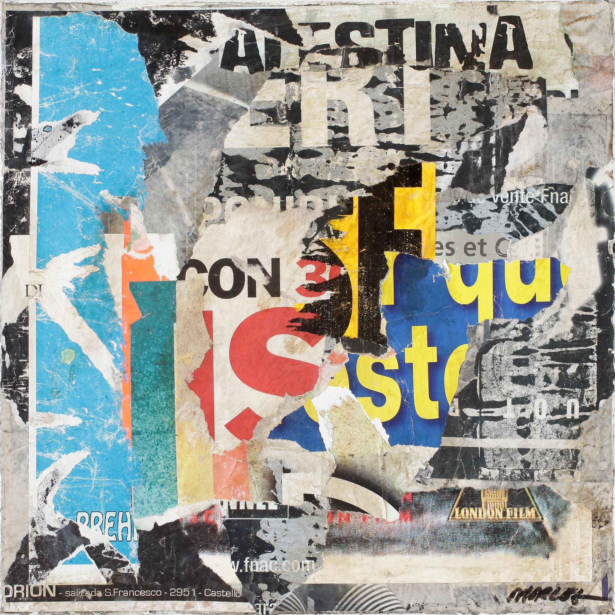 MARCEL STRÜWER, collage, "Castello", signerad.