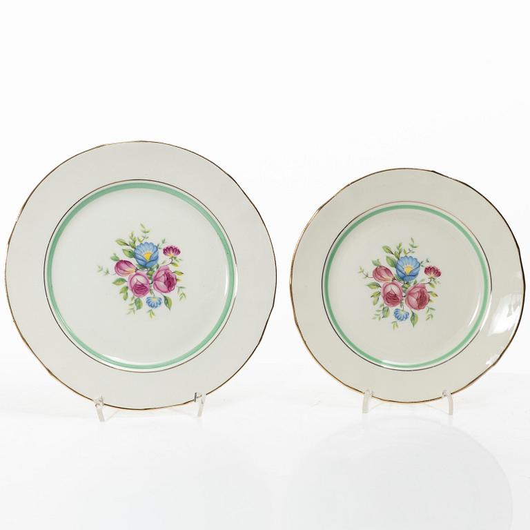 Arabia, matservis, 80 delar, porslin, "Tellervo", i produktion 1949-1958.