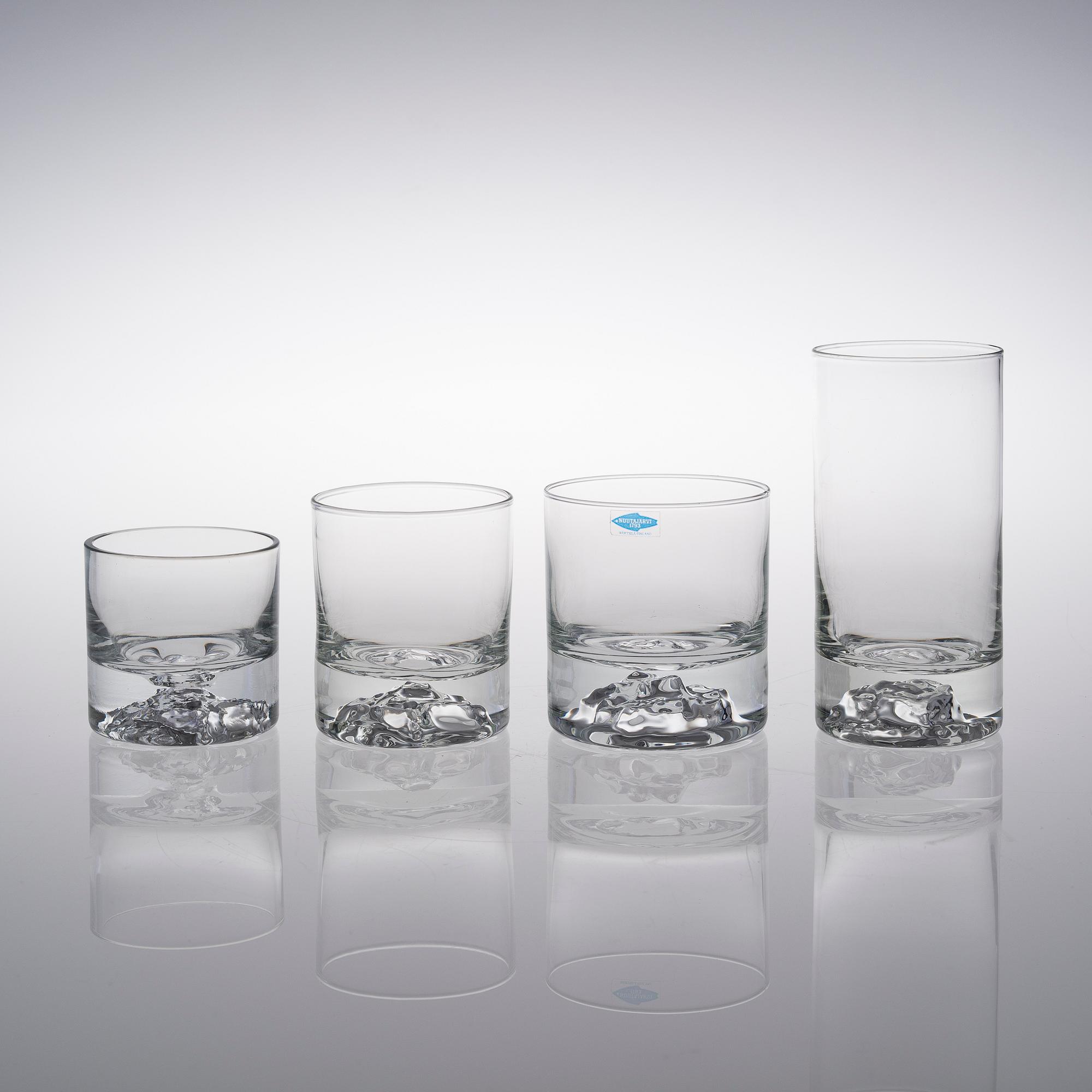 BJÖRN WECKSTRÖM, GLASSERVIS, 18 delar, "Himalaya", Notsjö.
