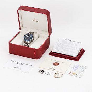 OMEGA, Seamaster Professional (300m/1000ft), Chronometer, chronograph, wristwatch, 41,5 mm,