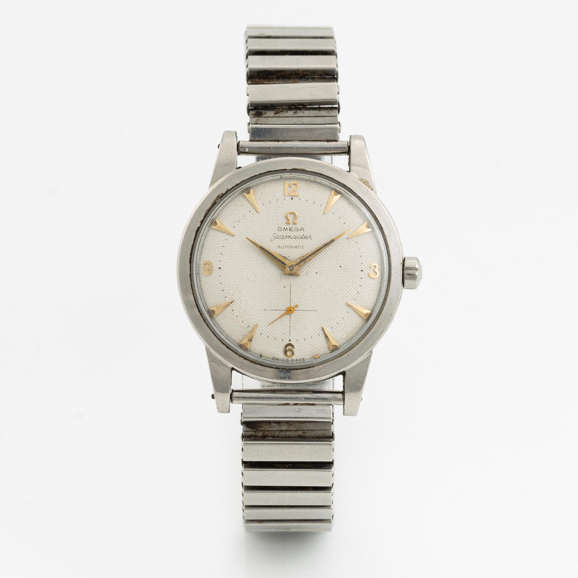 Omega, Seamaster, "Waffle Dial", armbandsur, 36 mm.