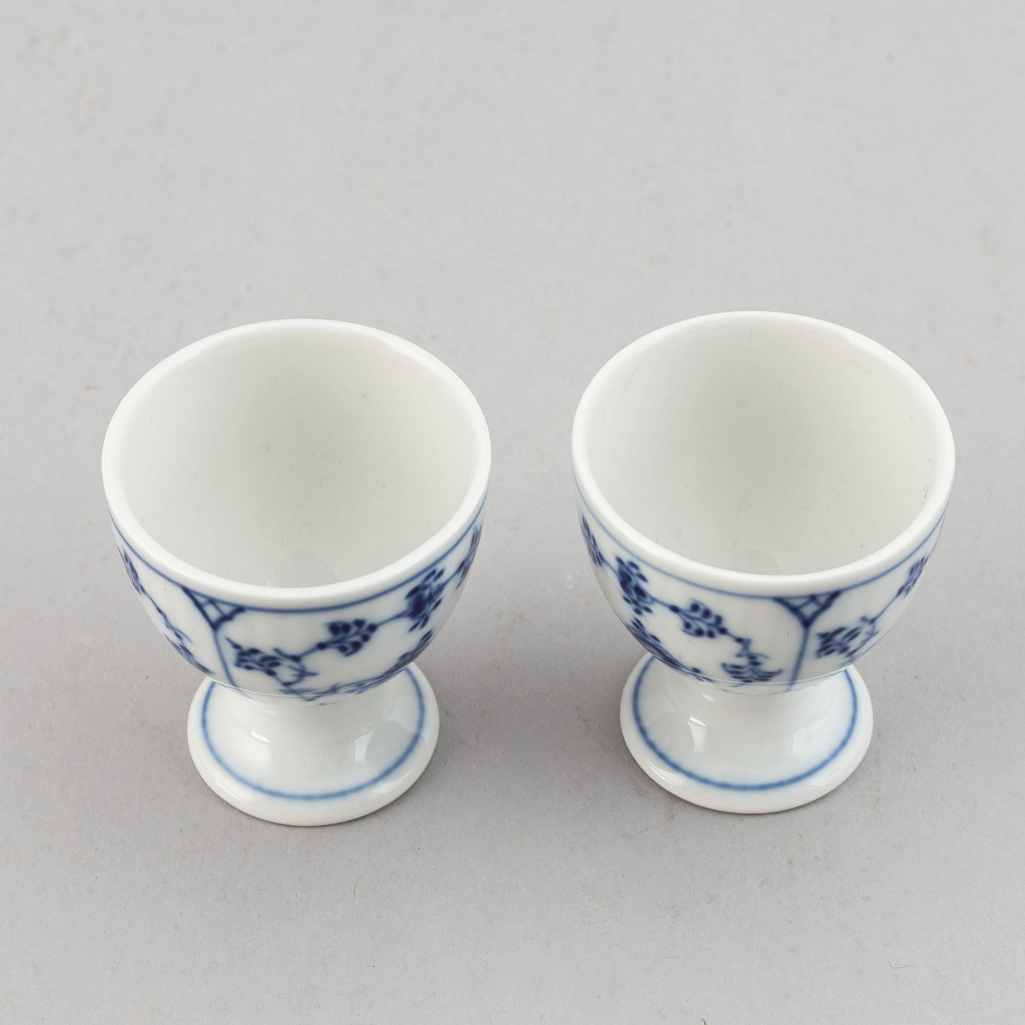 A mixed lot of Royal Copenhagen "Blue Fluted" porcelain 27 parts.