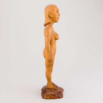 ALPO JAAKOLA, puuveistos, signeerattu.