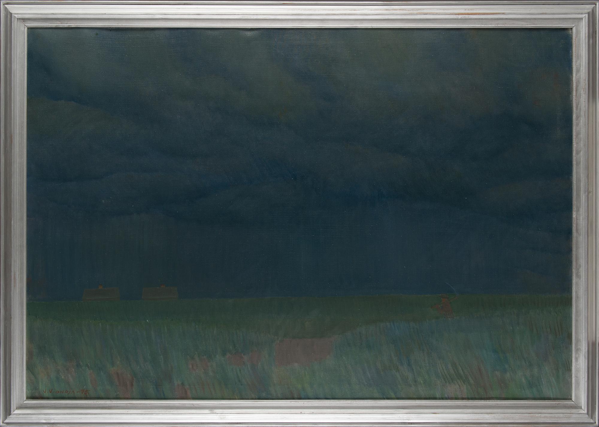 Veikko Vionoja, oil on canvas, signed and dated -75.