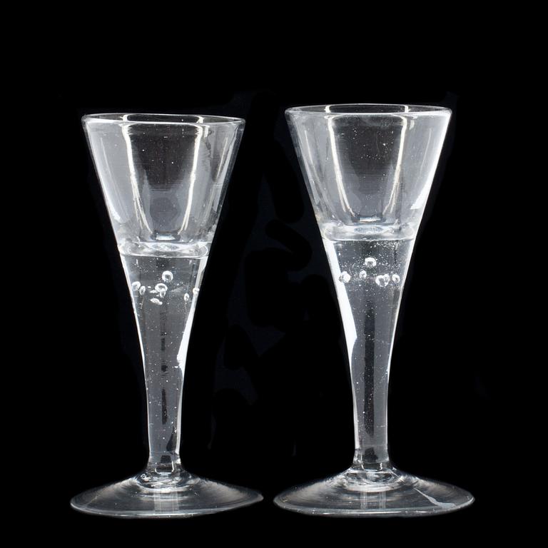 SNAPSGLAS, ett par. 1800/1900-tal.